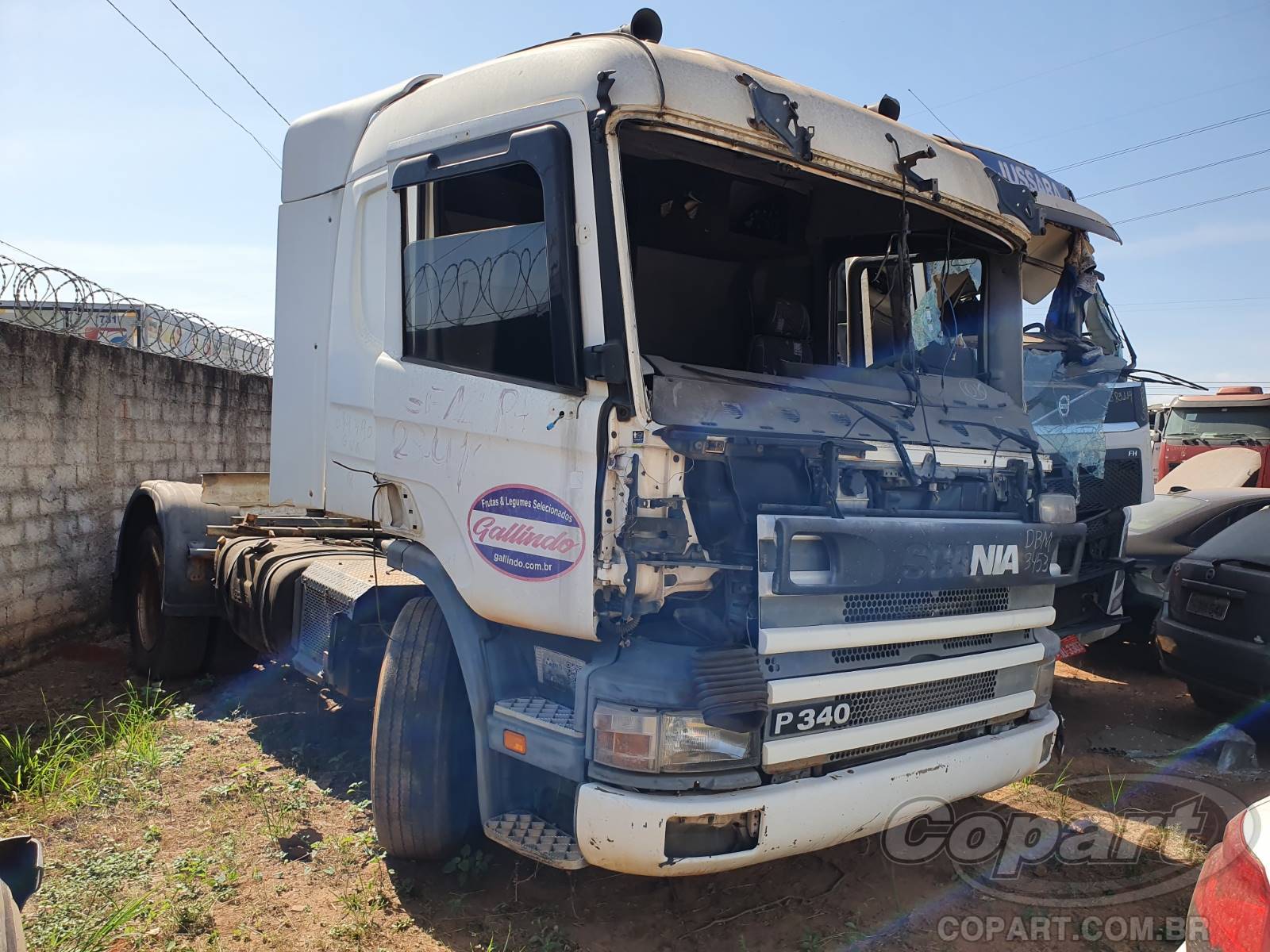 Veículo SAAB-SCANIA Scania Scania P114 340 2007 Caminhão Médio Monta Colisão 2007 em leilão