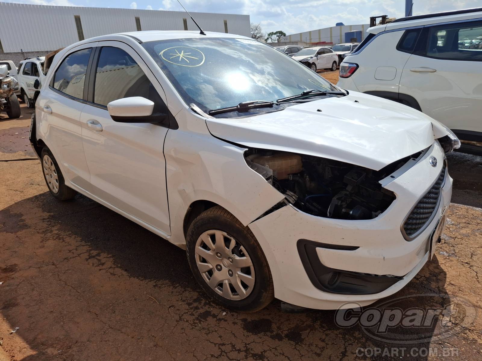 2019 FORD KA — leilão em Goiânia (Polo Industrial)/GO