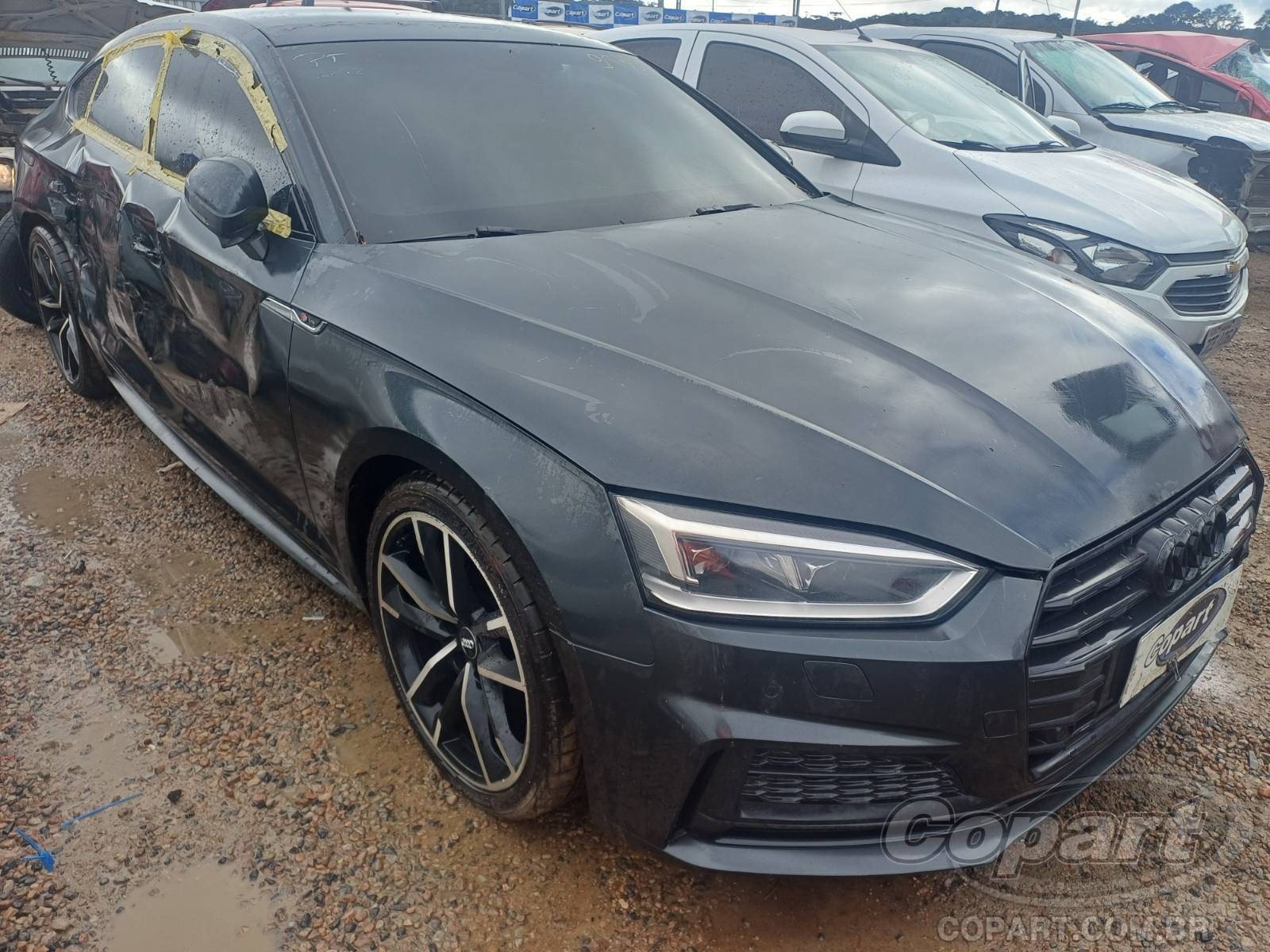 Audi A5 Sportback 2.0 16V TFSI Turbo 2019 Colisão Média Monta