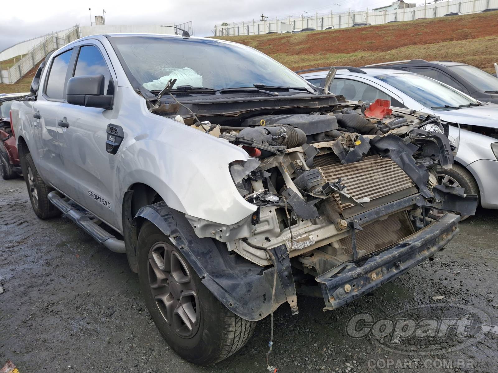 Veículo Ford Ranger FORD RANGER CD 2017 Colisão 2018 em leilão