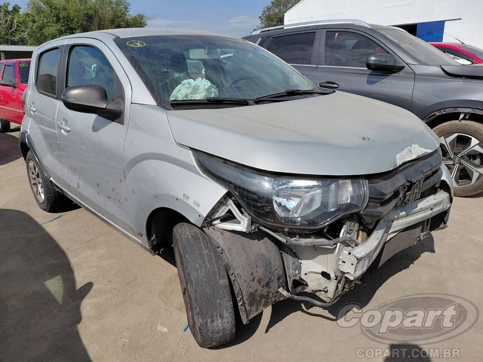 Veículo Fiat Mobi Fiat Mobi Like 1.0 Fire 2022 Colisão Frontal Média Monta 2022 em leilão