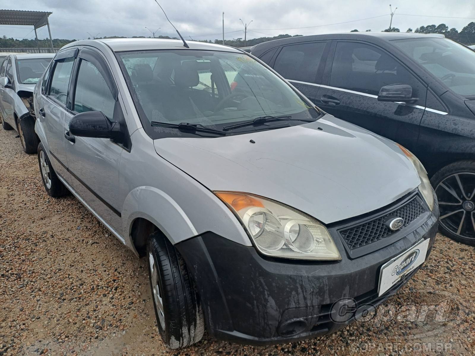 Veículo Ford Fiesta Ford Fiesta Sedan Flex 1.0 2008 Médio Dano Traseiro 2008 em leilão