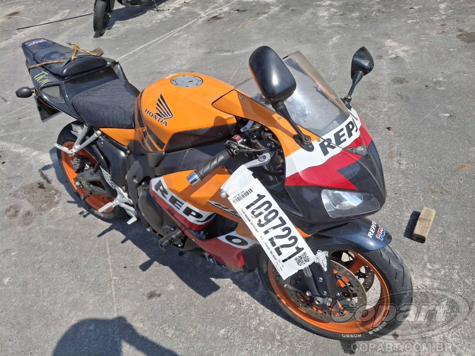 Veículo HONDA CBR Honda CBR 1000RR Fireblade 2007 2007 em leilão