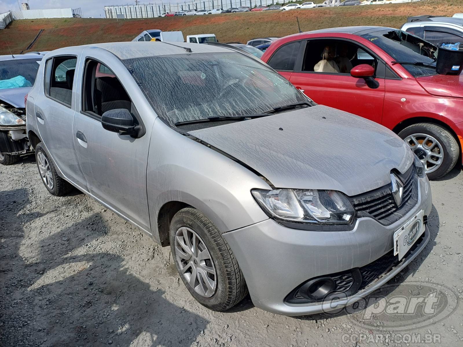 Veículo Renault Sandero RENAULT SANDERO AUTENTIQUE 1.0 16V HI-POWER 2016 2017 em leilão