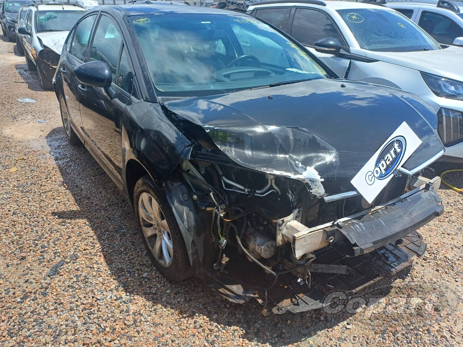 Citroen C4 GLX 1.6 16V 2013 Médio Dano Frontal