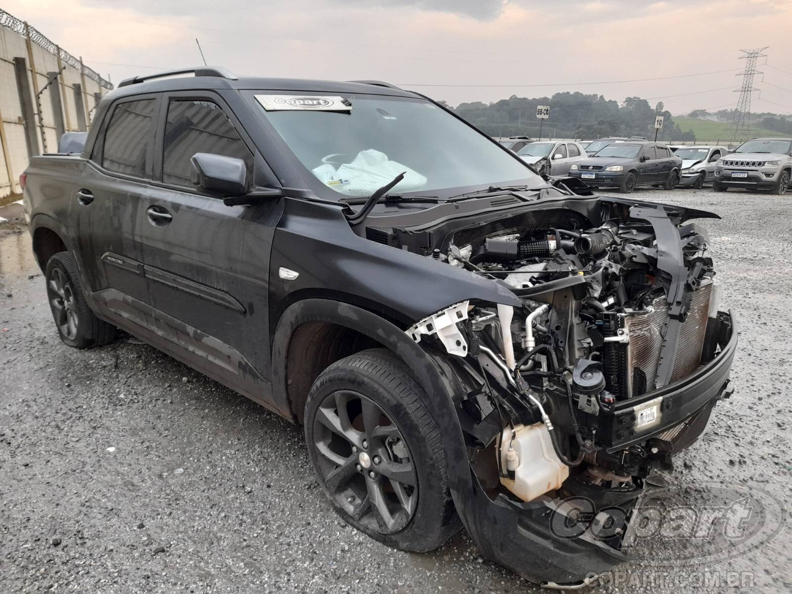 Chevrolet Montana LTZ 1.2 12V Ecotec Turbo 2024 Médio Dano Frontal