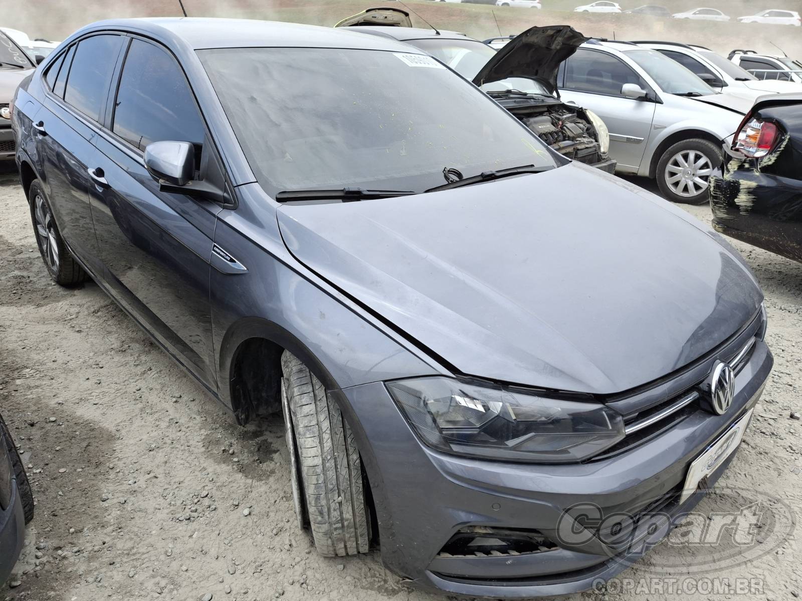 Veículo VW - VolksWagen Virtus 2019 VOLKSWAGEN VIRTUS Comfortline 1.0 12V TSI Turbo Flex 2019 em leilão