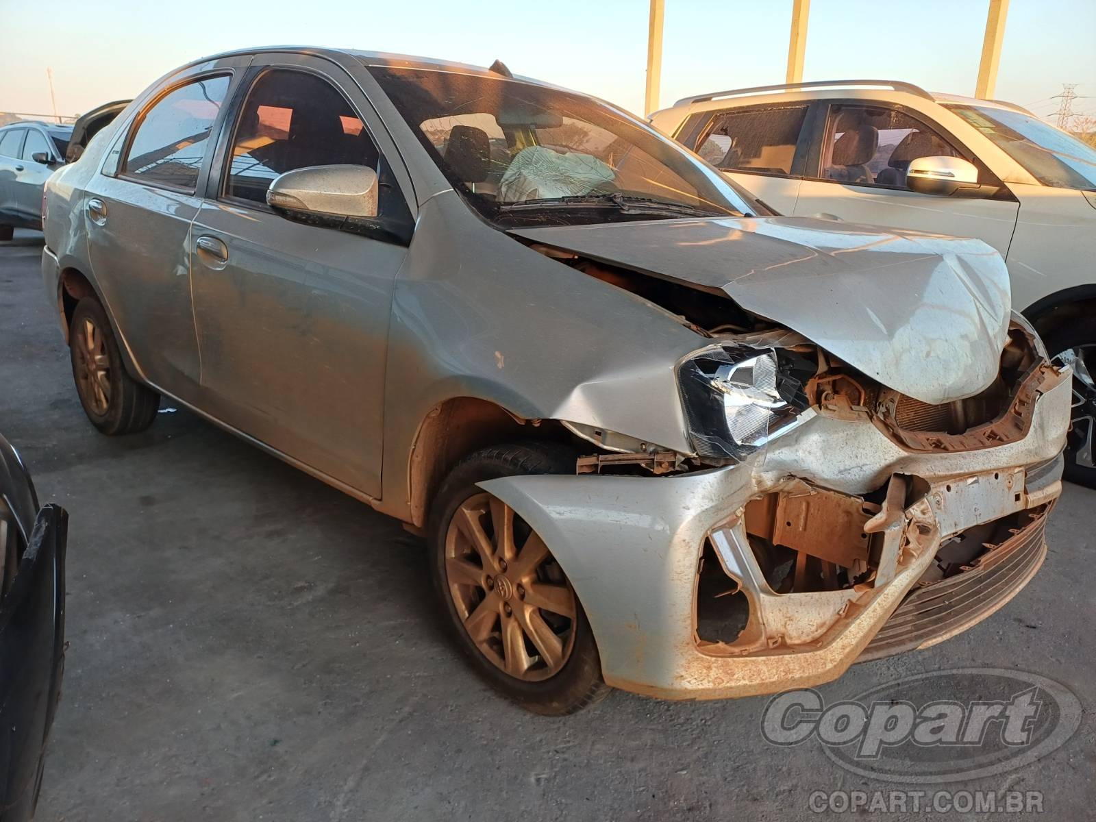 Veículo Toyota Etios 2019 TOYOTA ETIOS SEDA X PLUS 1.5 16V DUAL VVT-I 2020 em leilão