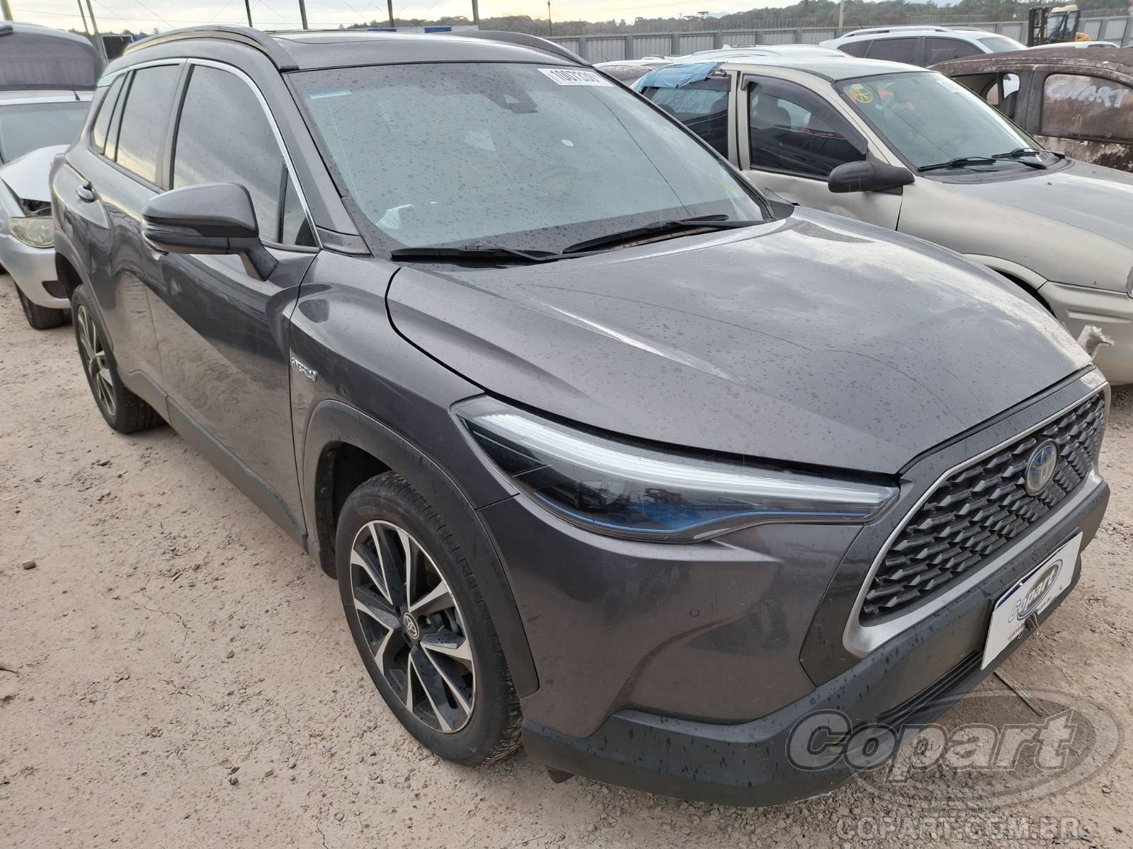 Veículo Toyota Corolla Cross TOYOTA COROLLA CROSS 2022 HIBRIDO ELETRICO/ALCOOL/GASOLINA 2022 em leilão