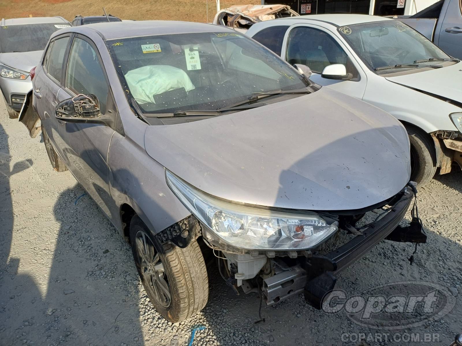 Veículo Toyota Yaris TOYOTA YARIS XS CVT 1.5 16V DUAL VVT-I 2019 2019 em leilão