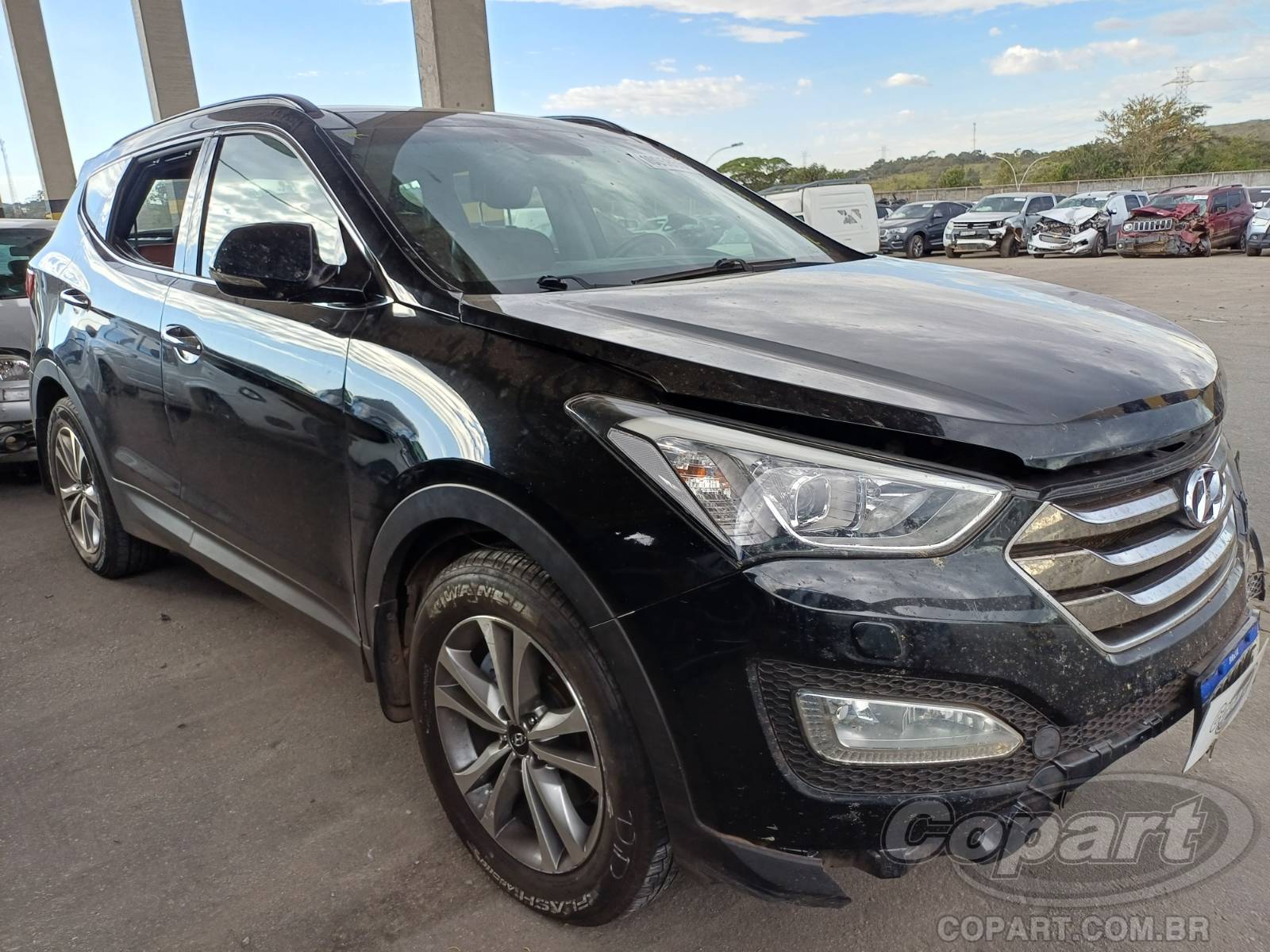 Veículo Hyundai Santa Fe 2015 HYUNDAI SANTA FE 4WD 3.3 V6 2016 em leilão