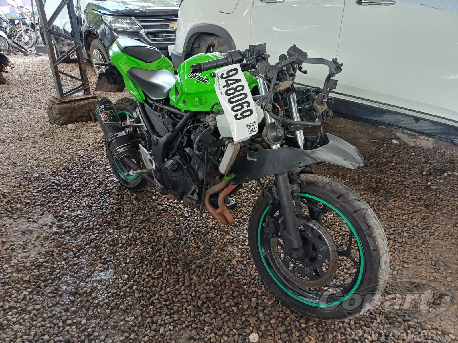 Veículo KAWASAKI Ninja Kawasaki Ninja 300 2018 Média Monta 2018 em leilão