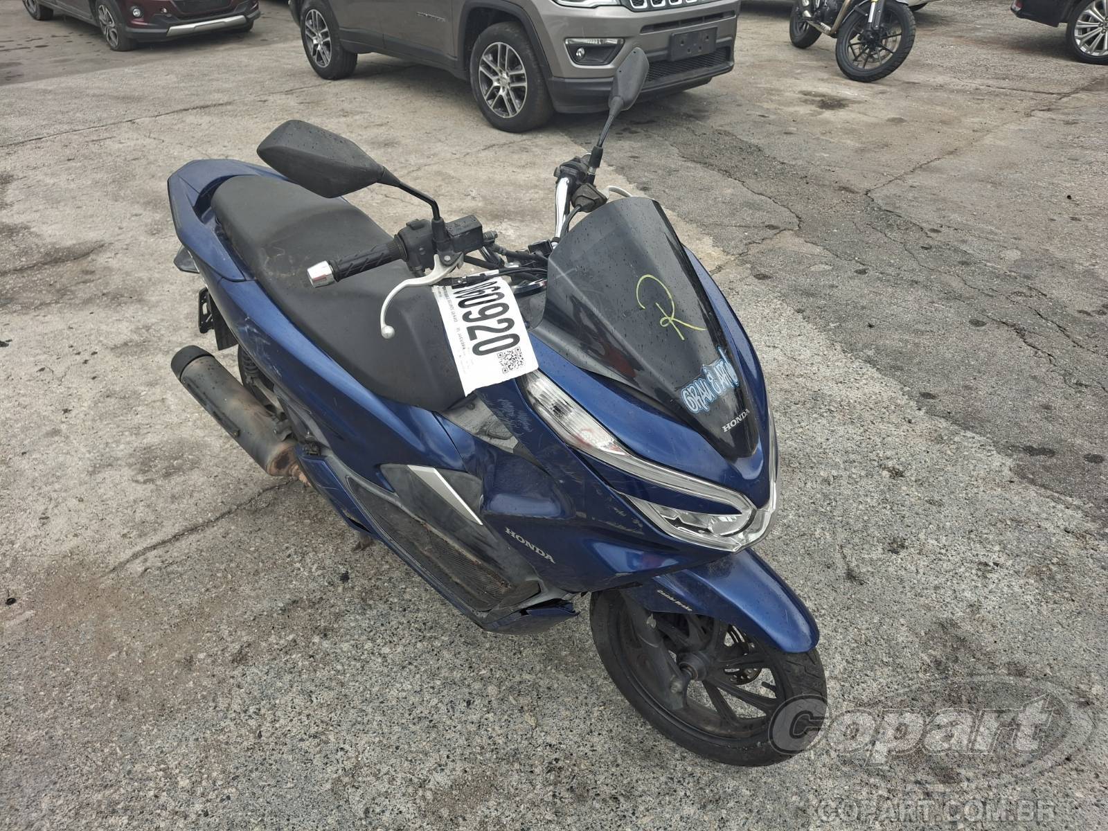 Veículo HONDA PCX 2021 HONDA PCX 150 STD CBS 2021 em leilão