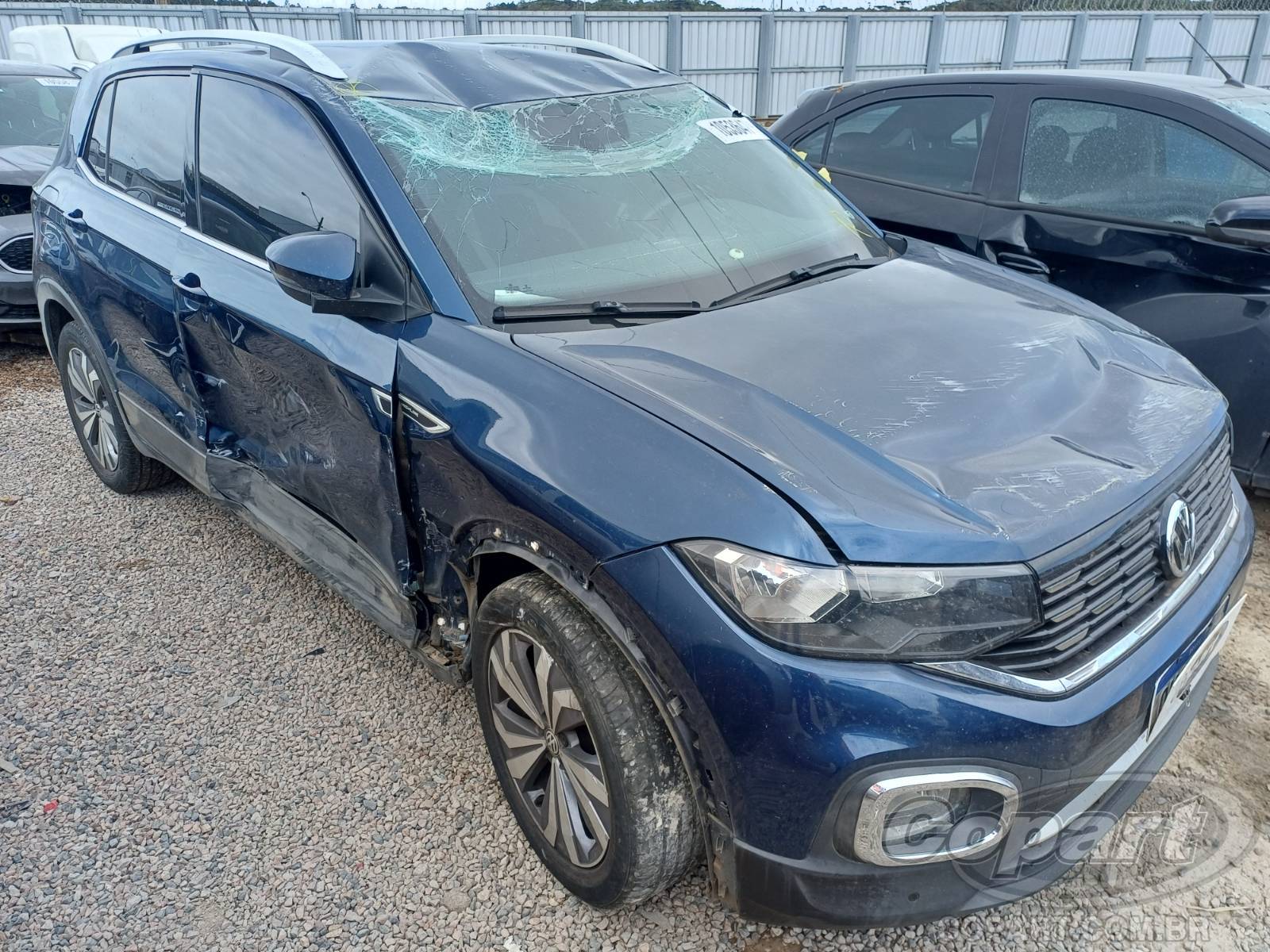 Veículo VW - VolksWagen T-Cross VOLKSWAGEN T-CROSS Highline 250 AT 1.4 16V TSI Turbo 2020 2020 em leilão