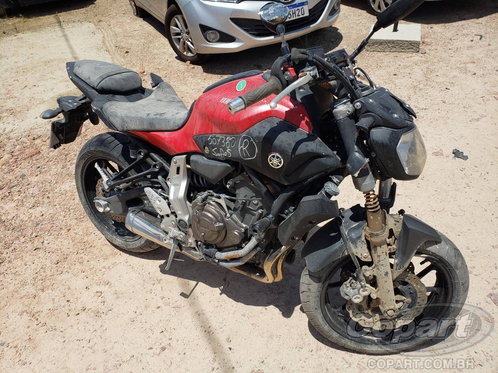 Veículo YAMAHA MT-07 YAMAHA MT-07 2016 2016 em leilão
