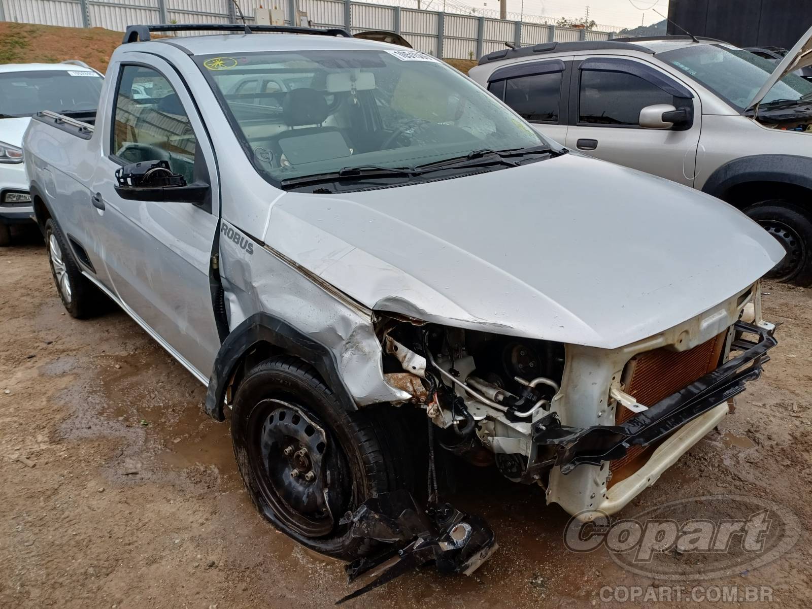 Veículo VW - VolksWagen Saveiro VOLKSWAGEN SAVEIRO Robust 1.6 MSI 2021 2021 em leilão