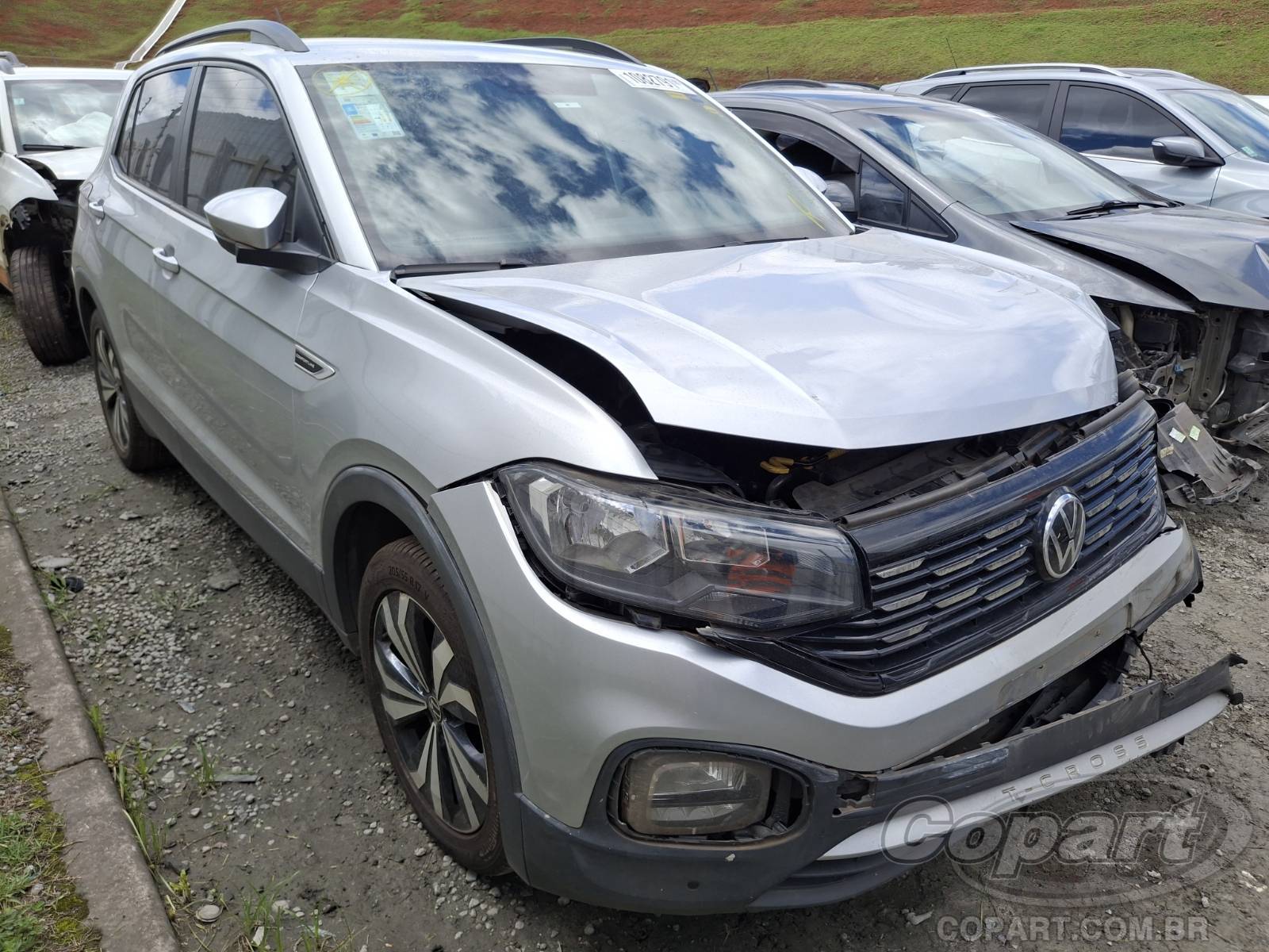 Veículo VW - VolksWagen T-Cross VOLKSWAGEN T-CROSS Comfortline 200 AT 1.0 12V TSI Turbo 2022 2022 em leilão