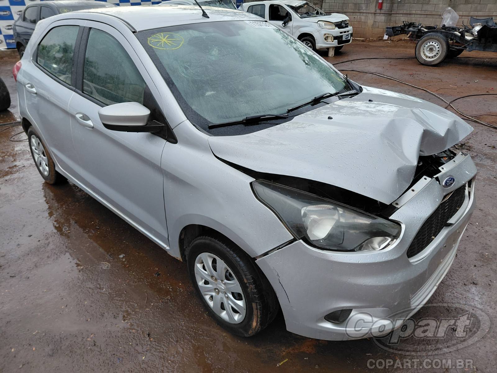 2017 FORD KA — leilão em Goiânia/GO