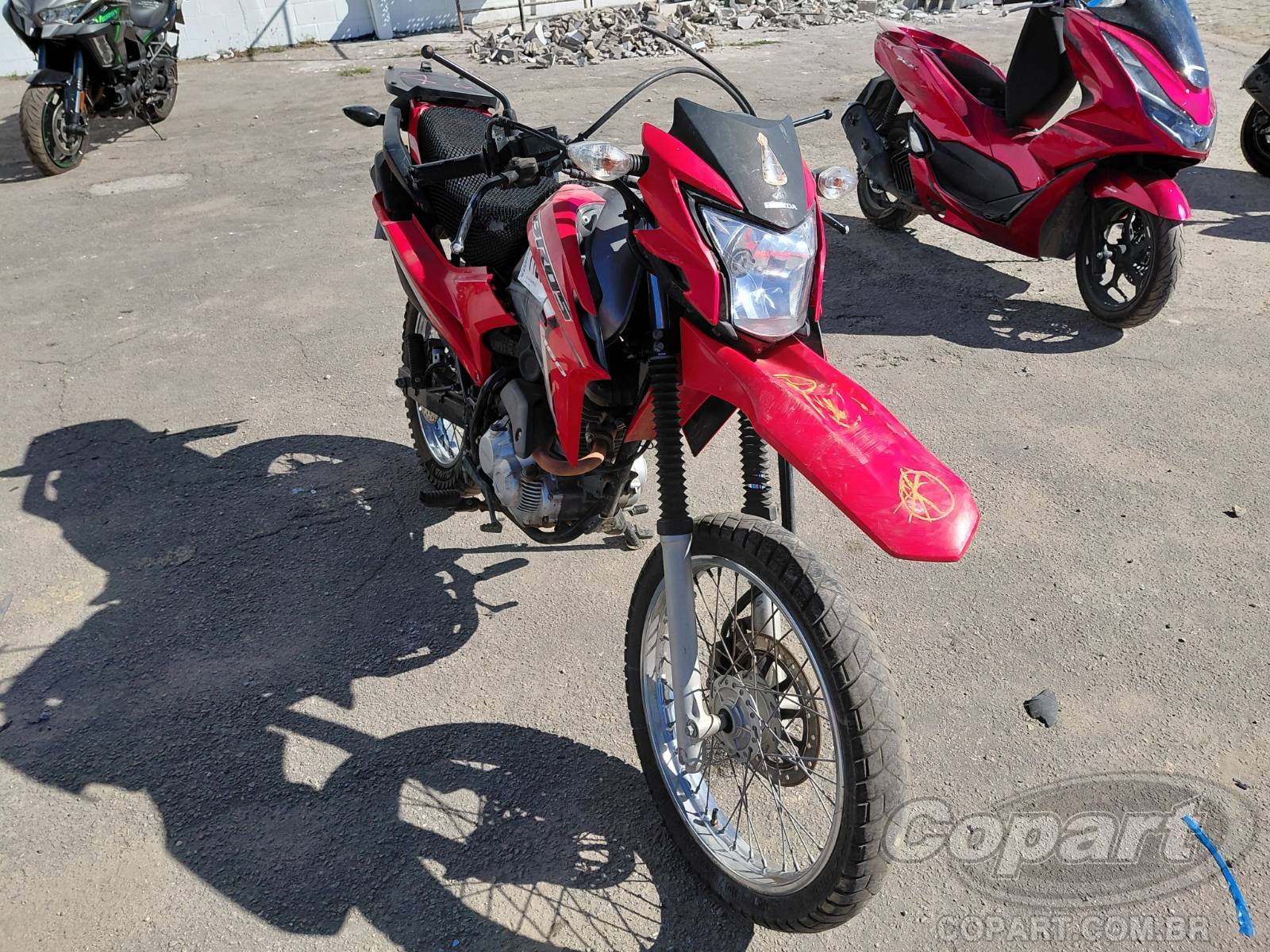 Honda NXR 160 2022 em leilão