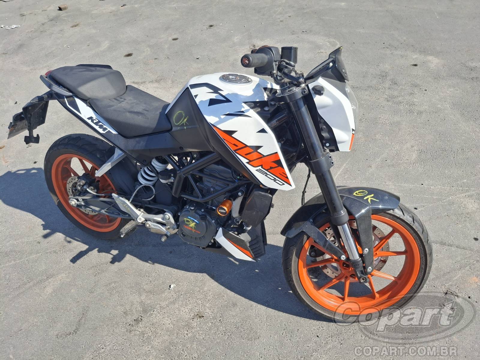 Veículo KTM 200 DUKE KTM 200 Duke 2020 2020 em leilão