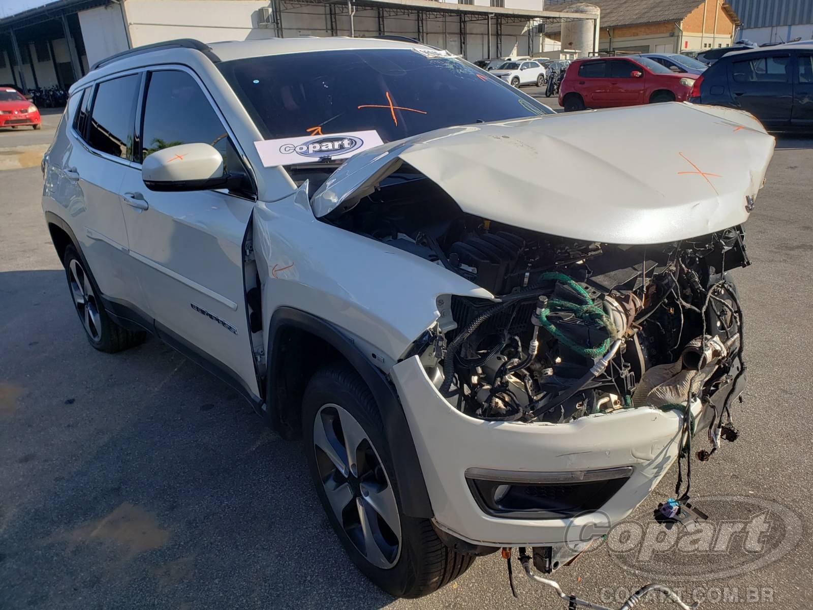 Veículo Jeep Compass Jeep Compass Longitude 2.0 Multijet Turbo 2018 Colisão Média Monta 2018 em leilão