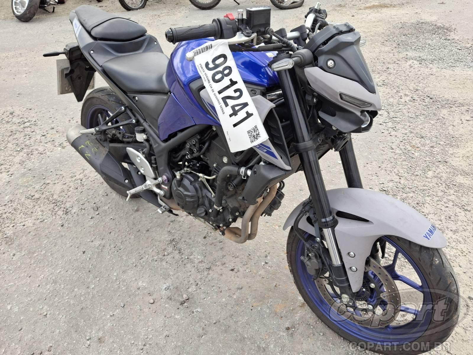 Veículo YAMAHA MT Yamaha MT-03 321 ABS 2022 Pequena Monta 2022 em leilão