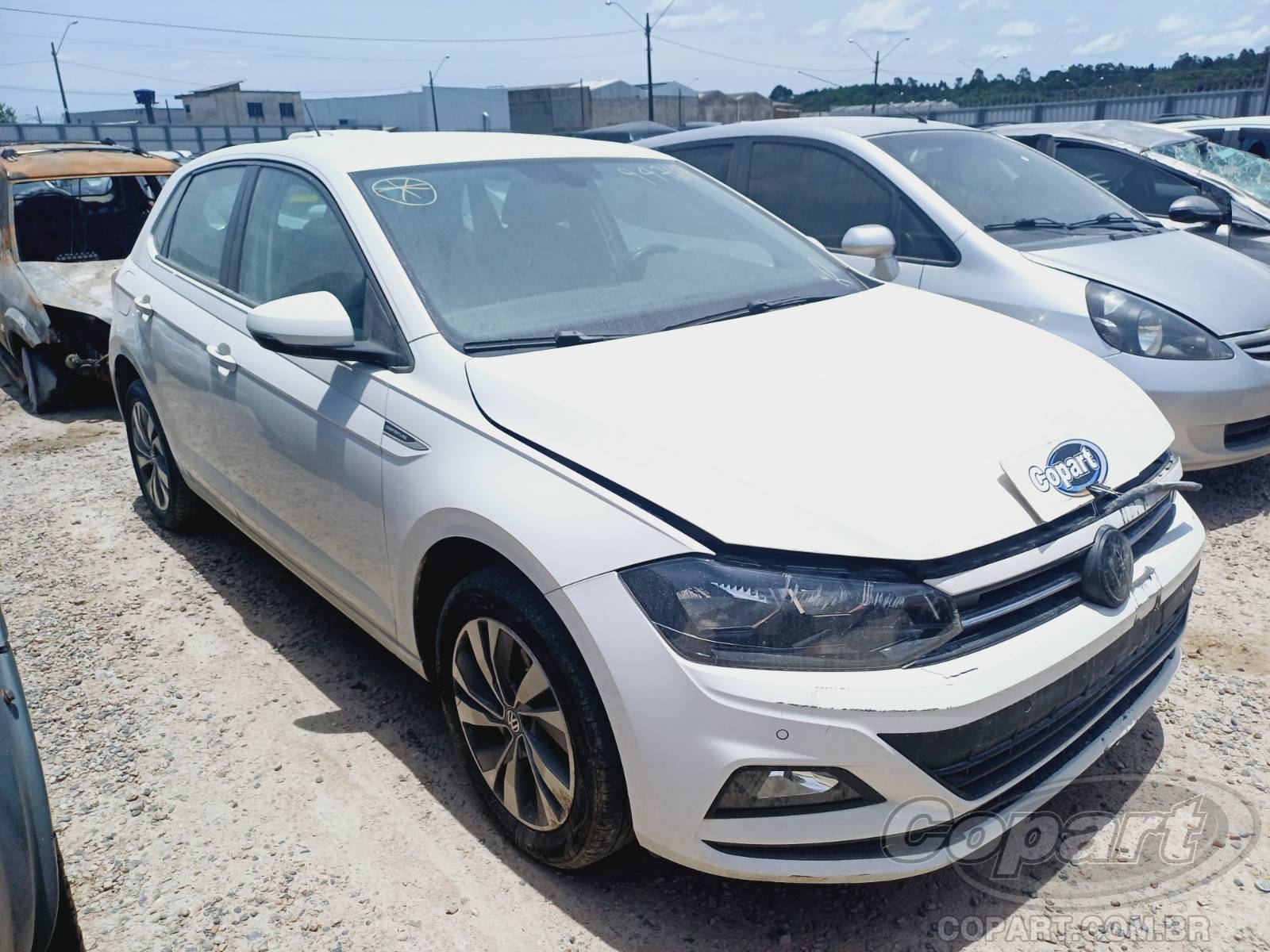 Veículo VW - VolksWagen Polo Volkswagen Polo Comfortline 1.0 12V TSI Turbo 2019 Pequena Monta 2020 em leilão