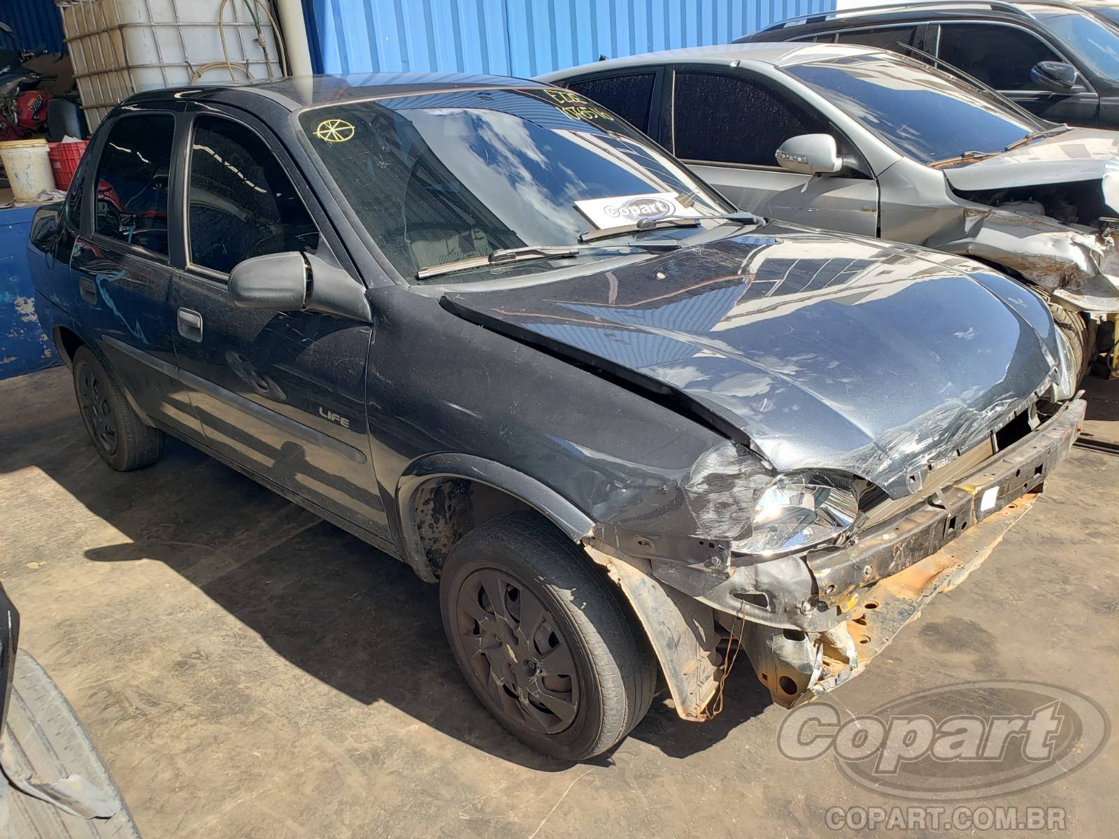 Chevrolet Classic Life 1.0 VHC E FlexPower 2009 Colisão Frontal