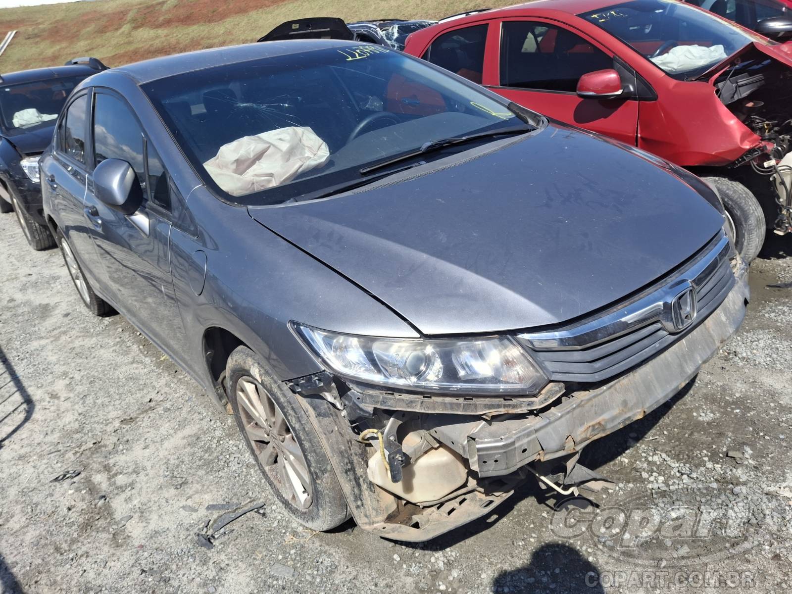 Veículo Honda Civic Honda Civic 2012 Recuperável 2012 em leilão