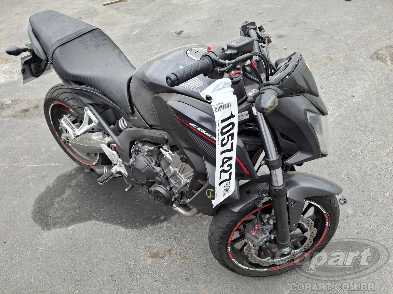 Veículo HONDA CB 650 F 2015 HONDA CB 650 F 2015 em leilão