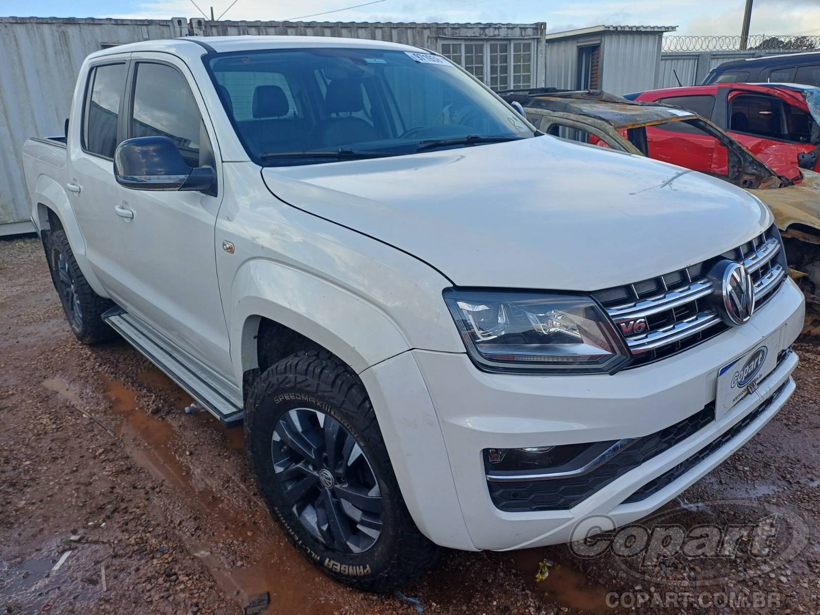 Veículo VOLKSWAGEN Amarok Volkswagen Amarok Highline 4Motion 3.0 V6 TDI Turbo 2020 Enchente 2020 em leilão