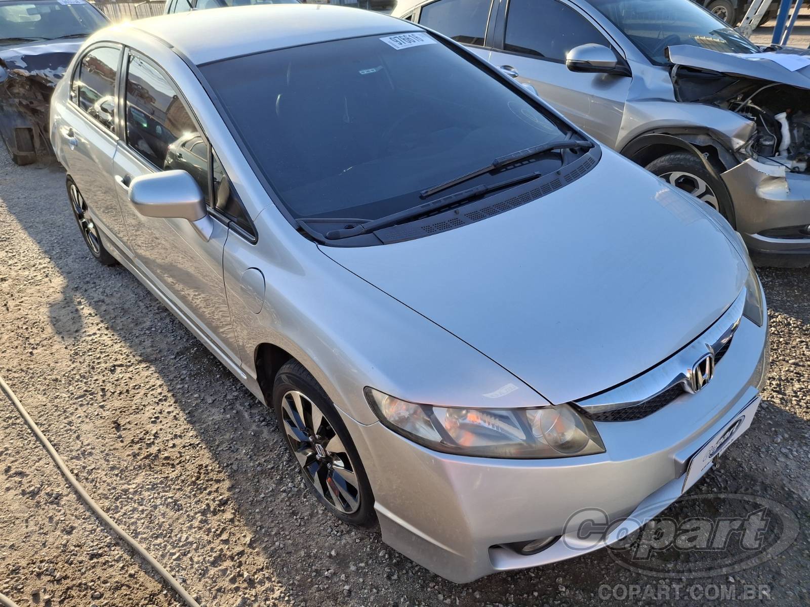 Honda Civic LXS 1.8 16V 2008 Médio Monta Colisão Traseiro