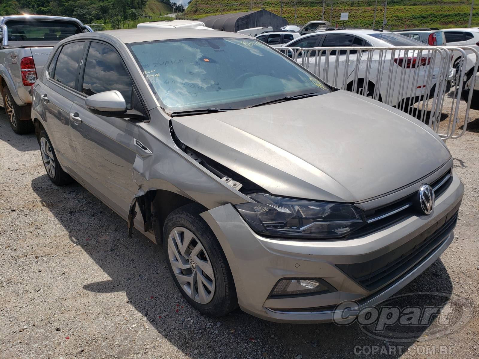 Veículo VW - VolksWagen Polo VOLKSWAGEN POLO 2019 1.0 12V TSI TURBO FLEX 2019 em leilão