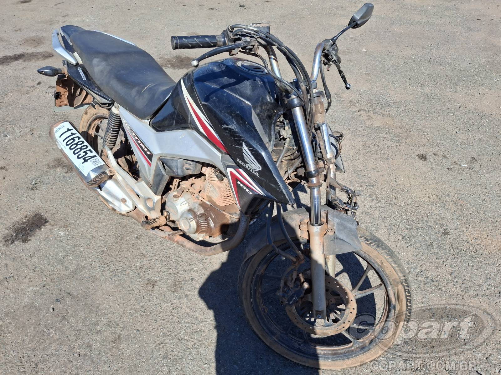 2016 HONDA CG 160 — leilão em Goiânia/GO