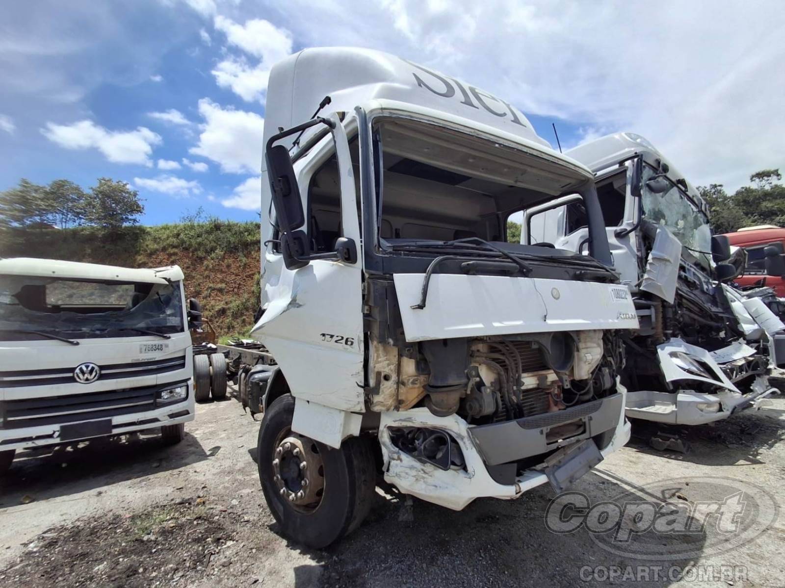 Veículo MERCEDES-BENZ Mercedes Caminhão Mercedes-Benz Atego 2012 2012 em leilão