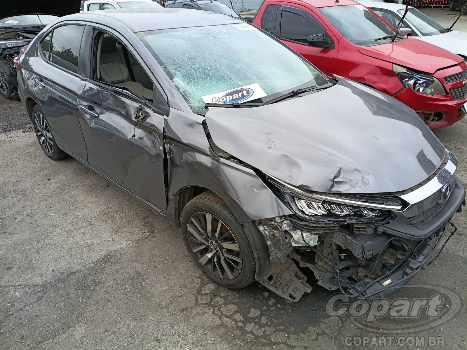 Veículo Honda City Honda City Touring 1.5 16V i-VTEC 2022 Colisão 2022 em leilão