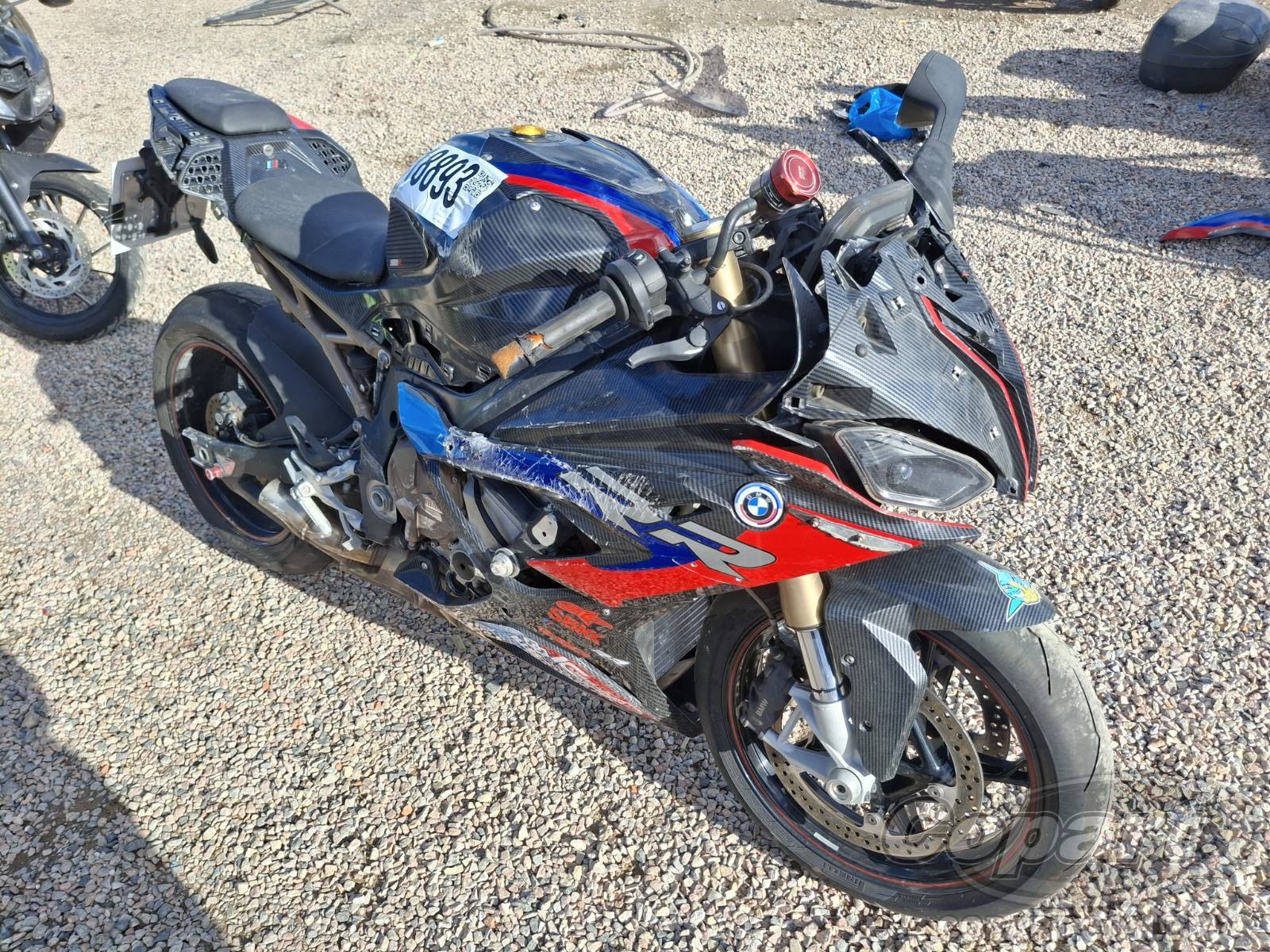 BMW S 1000 RR 2022 Colisão