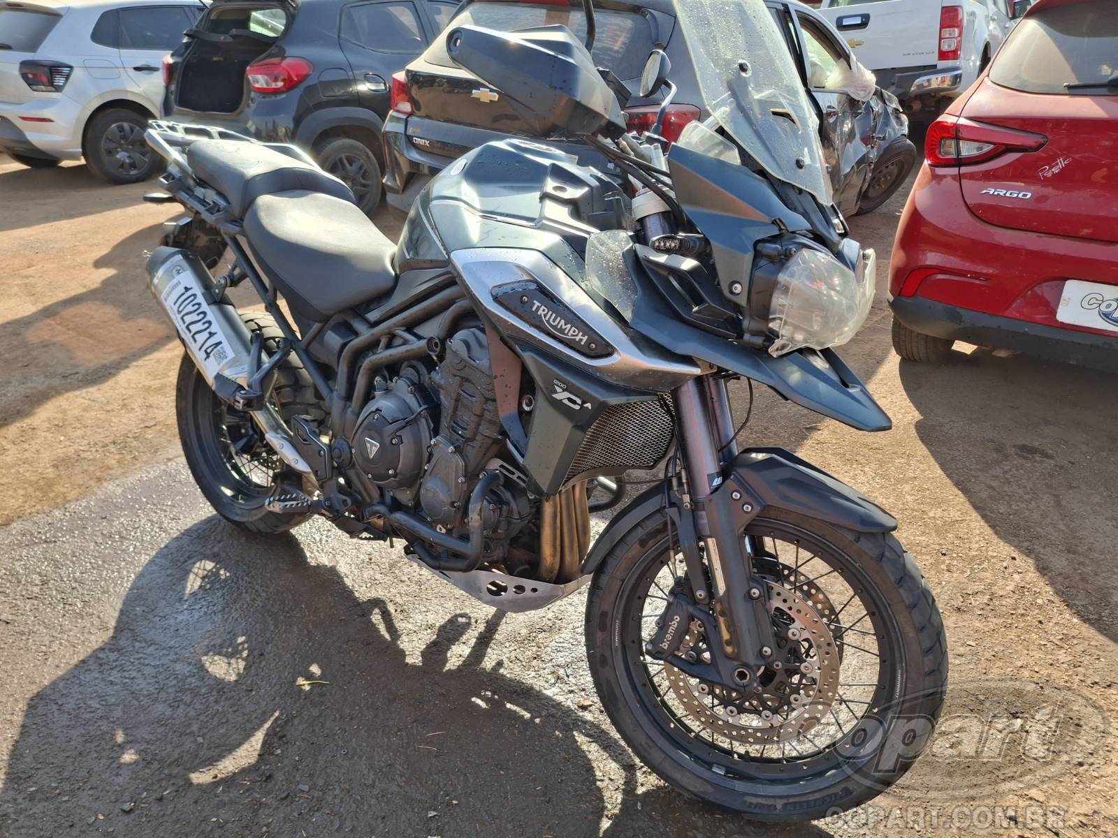 Veículo TRIUMPH Tiger 2019 TRIUMPH TIGER 1200 XCa Motos Gasolina 2019 em leilão