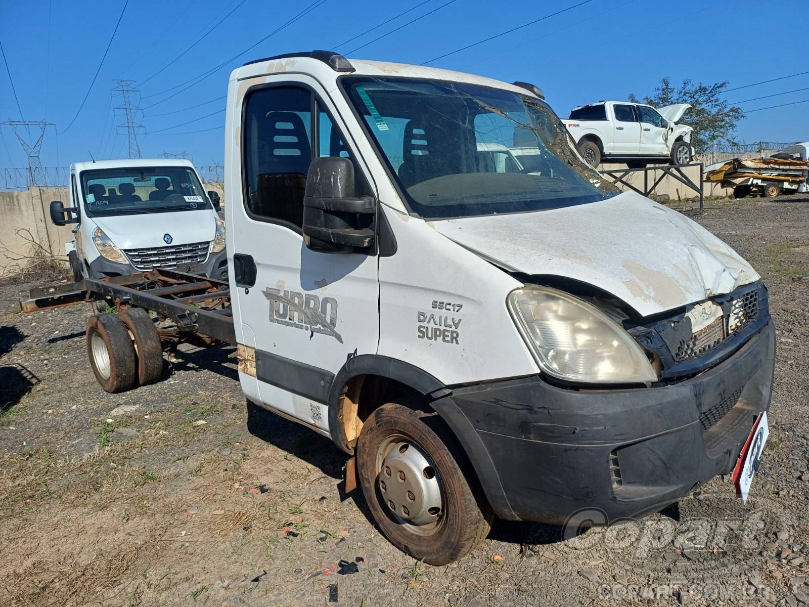 Veículo IVECO Daily IVECO Daily Chassi 3.0 Turbo 2013 Colisão Média Monta 2013 em leilão
