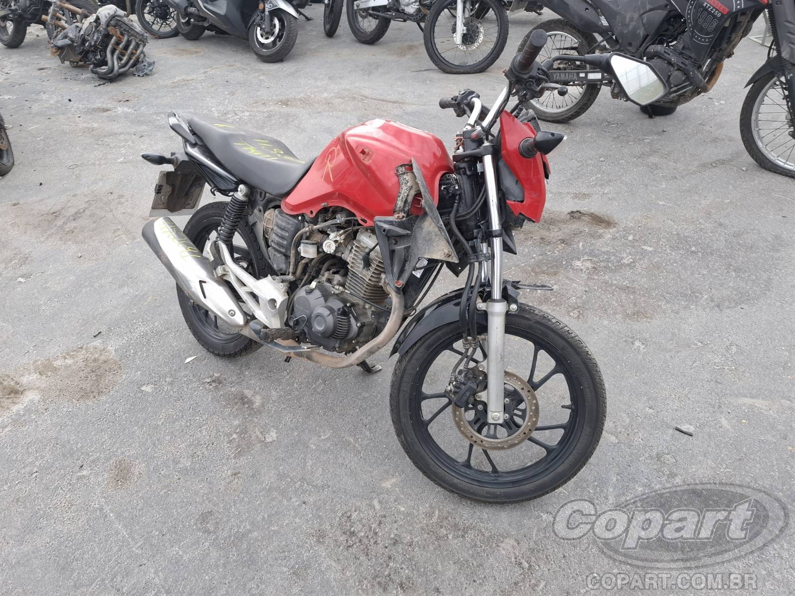 2021 HONDA CG 160 — leilão em Itaquaquecetuba/SP