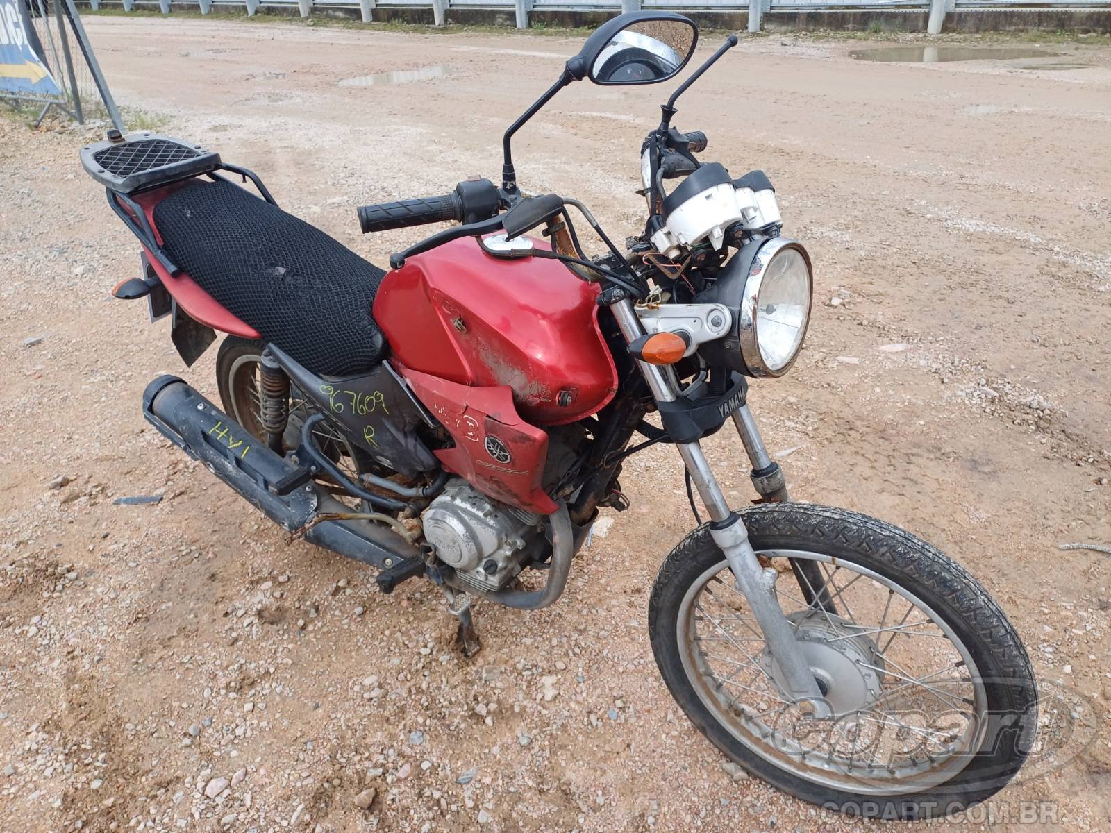Veículo YAMAHA YBR Yamaha YBR 125 Factor 2010 Médio Estado de Conservação 2010 em leilão
