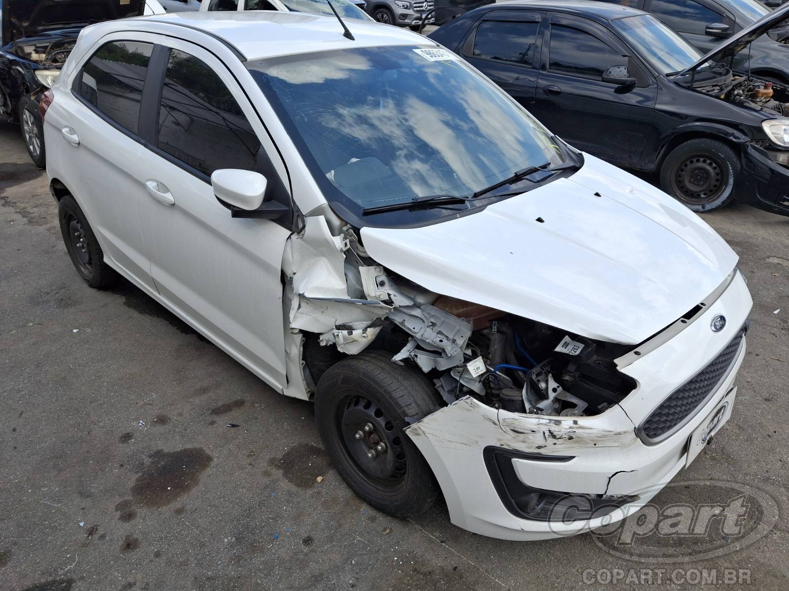 Ford Ka SE 1.0 12V TiVCT 2021 Médio Dano Frontal