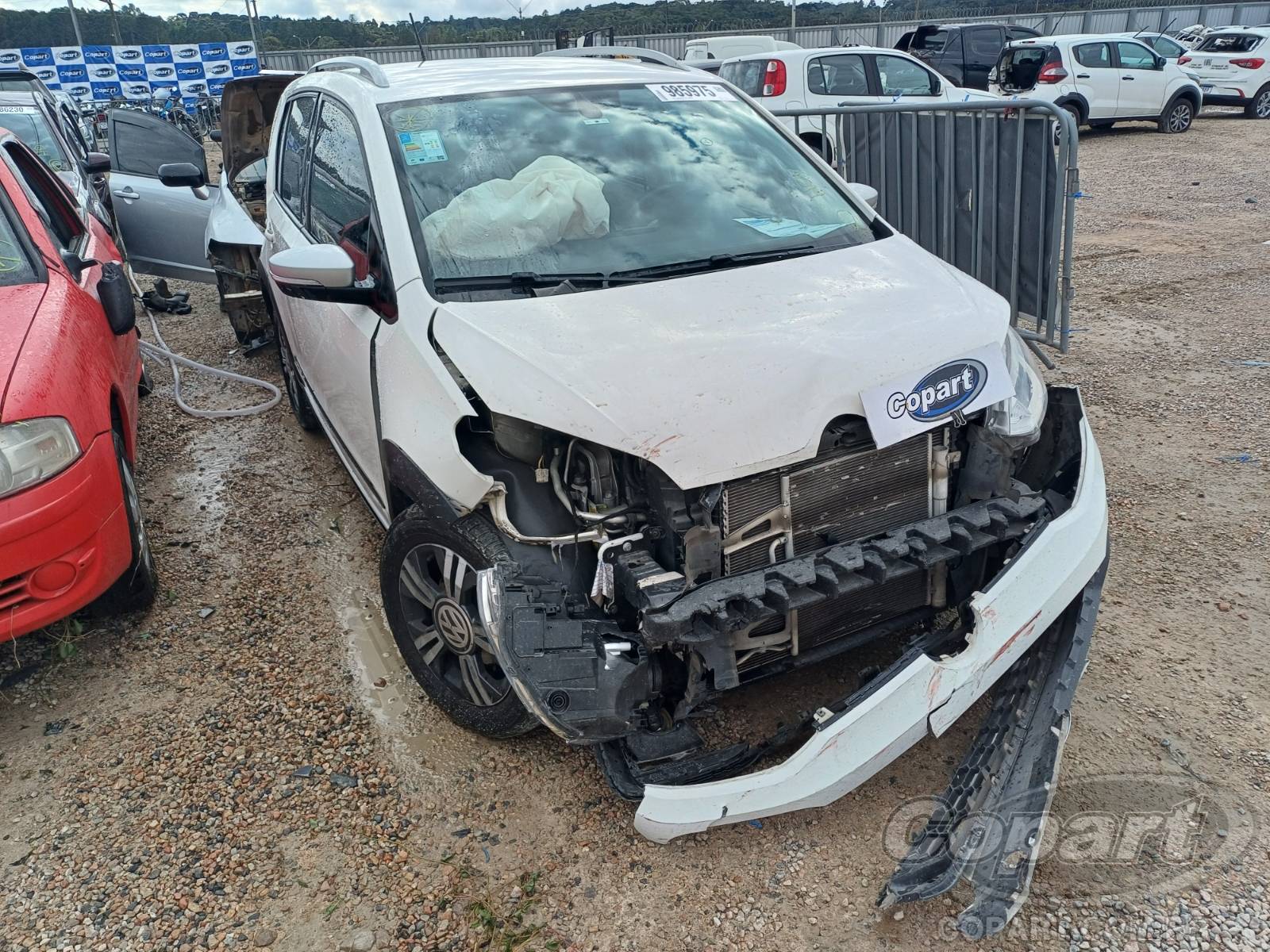Veículo VW - VolksWagen Up Volkswagen Up Cross 1.0 12V TSI Turbo 2019 Colisão Média Monta 2019 em leilão