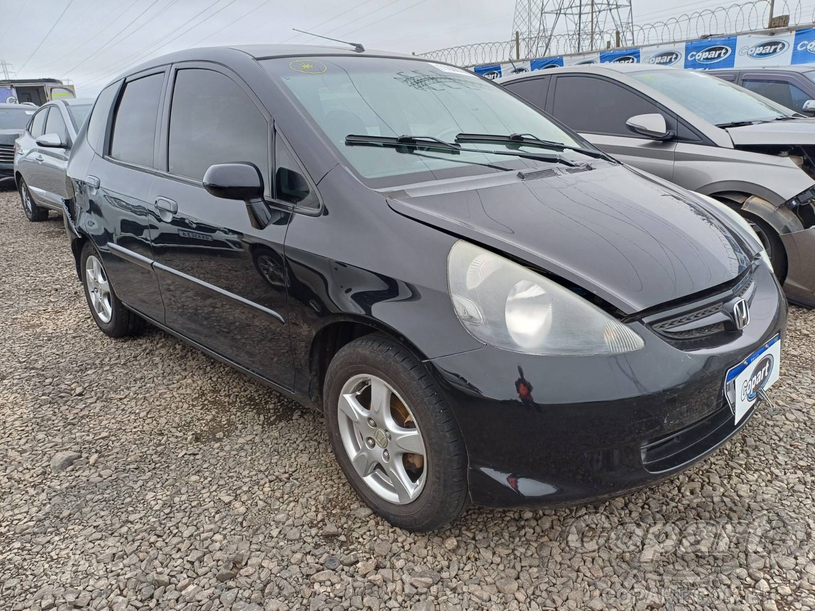 Veículo Honda Fit Honda Fit LX 1.4 2007 Colisão 2007 em leilão