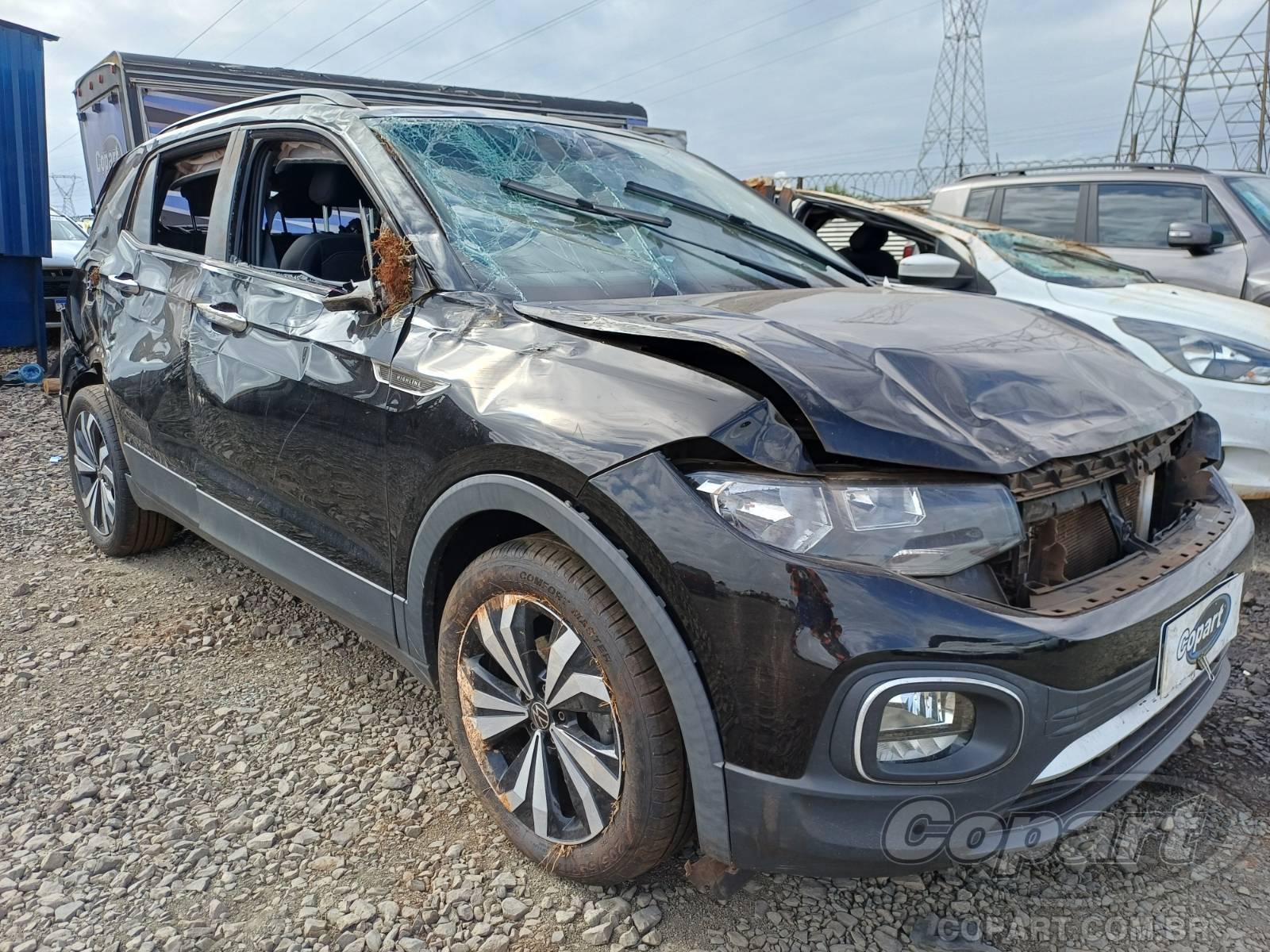 Veículo VW - VolksWagen T-Cross 2022 VOLKSWAGEN T-CROSS T-Cross 200 AT 1.0 12V TSI Turbo 2022 em leilão