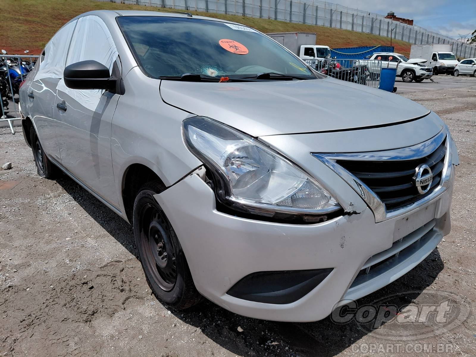 Veículo Nissan Versa 2021 NISSAN VERSA V-DRIVE 1.0 12V 2021 em leilão