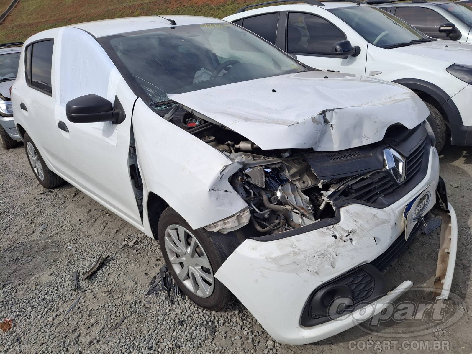 Veículo Renault Sandero RENAULT SANDERO AUTENTIQUE 1.0 12V SCE 2019 2019 em leilão
