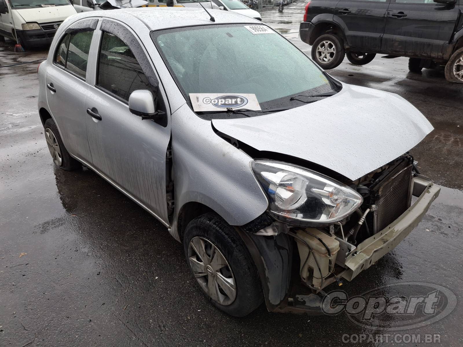 Veículo Nissan March Nissan March S 1.0 12V 2018 Pequena Monta 2018 em leilão