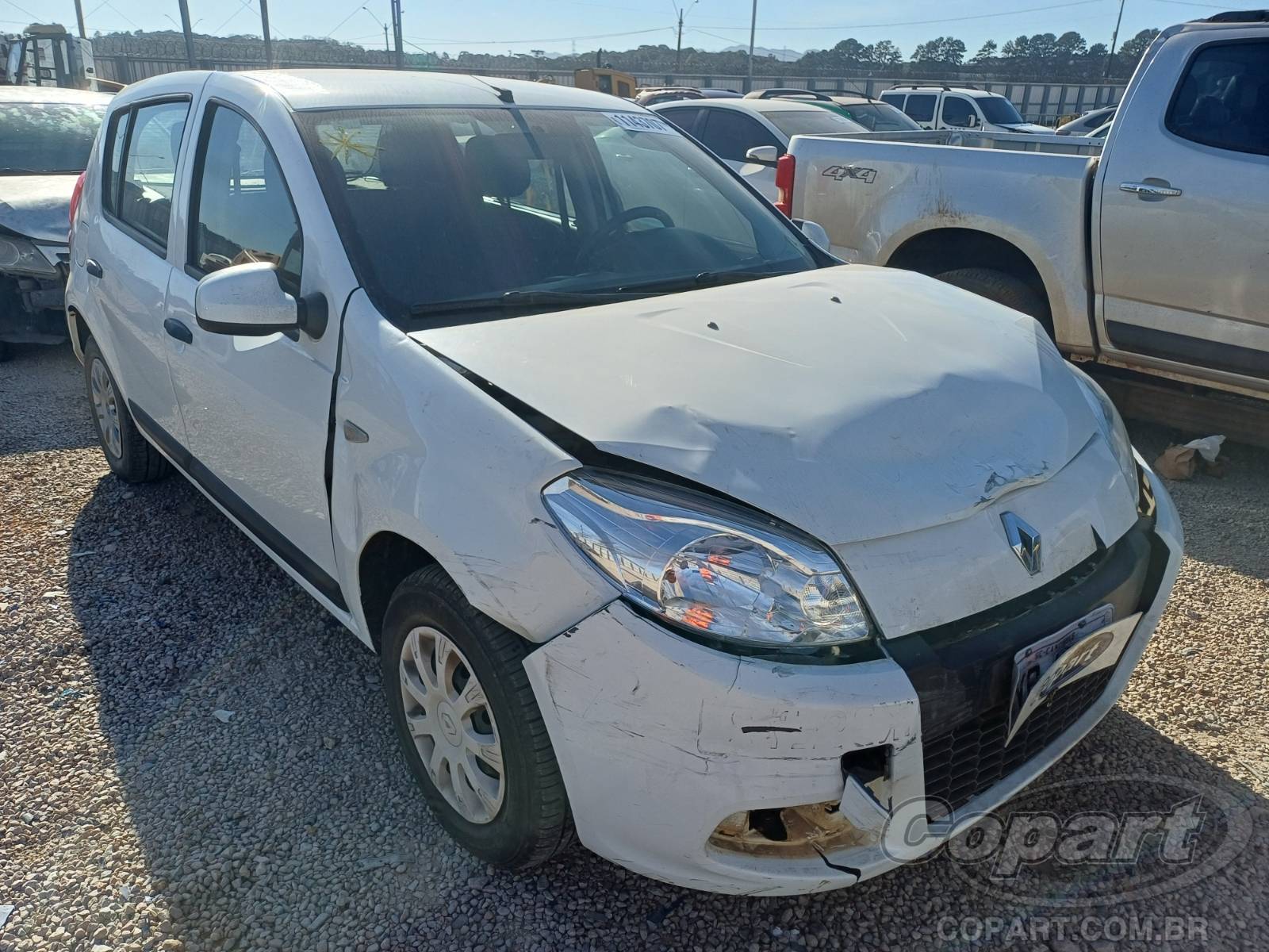 Veículo Renault Sandero Renault Sandero Expression 1.0 16V Hi-Flex 2012 2012 em leilão