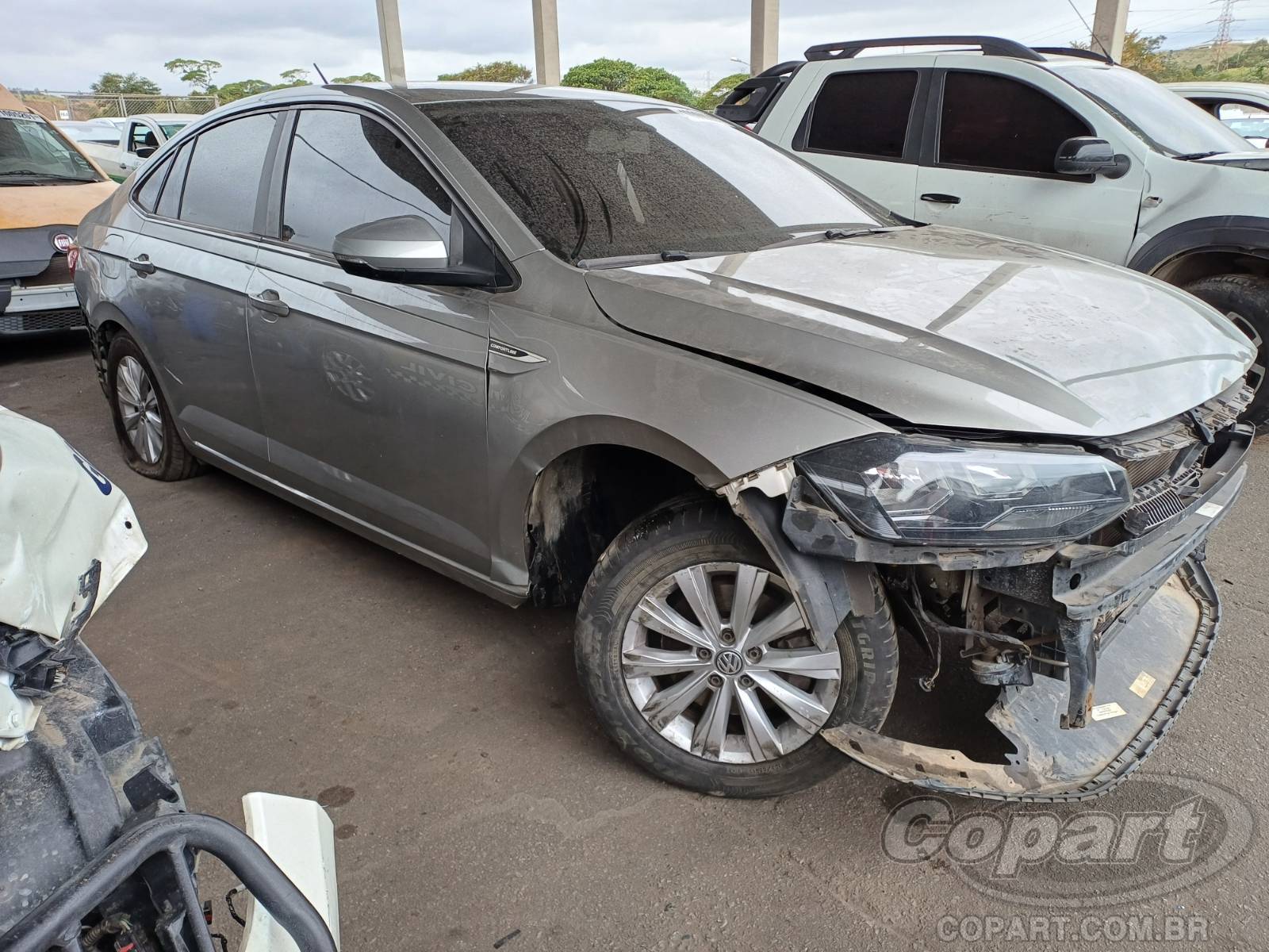 Veículo VW - VolksWagen Virtus 2021 VOLKSWAGEN VIRTUS Comfortline 200 AT 1.0 12V TSI Turbo 2022 em leilão